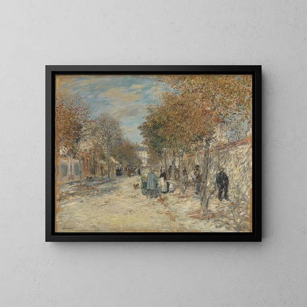 Porte au soleil - Jean François Raffaëlli — gerahmtes Bild an der Wand