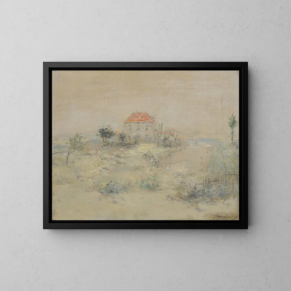 La villa aux environs de Paris - Jean François Raffaëlli — gerahmtes Bild an der Wand