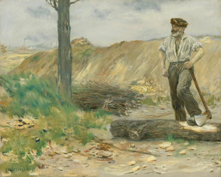 Der Holzfäller - Jean François Raffaëlli — Ansicht des Kunstwerks