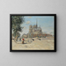 Notre-Dame de Paris und die Brücke des Erzbischofs - Jean François Raffaëlli — gerahmtes Bild an der Wand