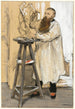 Portrait des Bildhauers Auguste Rodin in seinem Atelier - Jean François Raffaëlli — Ansicht des Kunstwerks
