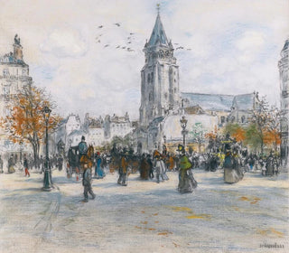 Saint-Germain-des-Prés - Jean François Raffaëlli — Ansicht des Kunstwerks