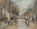 Straße in Asnières - Jean François Raffaëlli — Ansicht des Kunstwerks