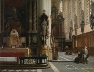 Innenansicht der Kirche Saint-Paul in Antwerpen - Jean Geeraerts — Ansicht des Kunstwerks