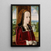 Marguerite d'Autriche - Jean Hey — gerahmtes Bild an der Wand