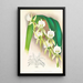 Angraecum eburneum var superbum - Jean Jules Linden — gerahmtes Bild an der Wand