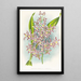 Odontoglossum odoratum var striatum - Jean Jules Linden — gerahmtes Bild an der Wand
