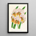 Vanda Sanderiana var Labello Viridi - Jean Jules Linden — gerahmtes Bild an der Wand