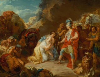 David und Abigail - Jean Pierre Saint-Ours — Ansicht des Kunstwerks