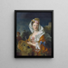 Portrait einer Dame in Pomona - Jean Ranc — gerahmtes Bild an der Wand