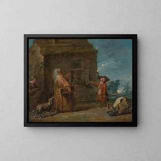 Jean Simon Chardin - A genre scene possibly La bote du prestidigitateur The Conjurers Box.webp