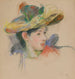 Jeanne Pontillon au chapeau - Berthe Morisot — Ansicht des Kunstwerks