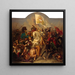Jeanne d'Arc en bataille - Hermann Stilke — gerahmtes Bild an der Wand