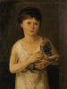 Portrait einer kleinen Mädchen mit ihrem Mops - Jeanne-Élisabeth Chaudet — Ansicht des Kunstwerks