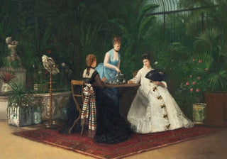 Jeanne Samson - Tea in the conservatory.webp