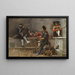 Reparaturen im Gange - Jehan Georges Vibert — gerahmtes Bild an der Wand