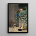 Blick auf den flüchtigen Blick - Jehan Georges Vibert — gerahmtes Bild an der Wand