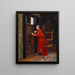 La Vue - Jehan Georges Vibert — gerahmtes Bild an der Wand