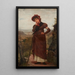 Promenade à la campagne - Jennie Augusta Brownscombe — gerahmtes Bild an der Wand
