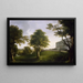 Ein Landschaft mit Curragh Chase, County Limerick - Jeremiah Hodges Mulcahy — gerahmtes Bild an der Wand