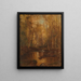 L Herbst in den Catskills - Jervis McEntee — gerahmtes Bild an der Wand