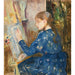 Reproduktion des Gemäldes Junge Frau beim Schreiben - Berthe Morisot