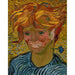 Reproduktion des Gemäldes Junger Mann mit Mohnblume - Vincent van Gogh