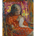 Reproduktion des Gemäldes Junge Frau beim Nähen - Henri Lebasque