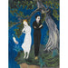 Reproduktion des Gemäldes Junge Mann in Schwarz, Mädchen in Weiß - Nils Dardel