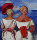Damen am Meer - Jēkabs Kazaks — Ansicht des Kunstwerks