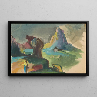 Jn Novk - Fairytale Landscape David and Goliath.webp