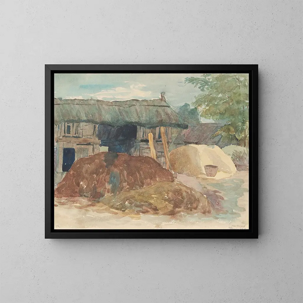 Château à Kisoroszi - John Thain — gerahmtes Bild an der Wand