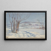 Winterlandschaft - John Thain — gerahmtes Bild an der Wand