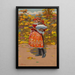 Herbst - Joža Uprka — gerahmtes Bild an der Wand