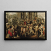 Saint Paul und Saint Barnabé in Lystra - Joachim Beuckelaer — gerahmtes Bild an der Wand