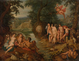 Der Urteil des Paris - Joachim Wtewael — Ansicht des Kunstwerks