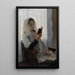 Lesung - Joan Llimona — gerahmtes Bild an der Wand