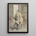 Portrait de Pieter Bzn Barbiers - Joannes Pieter Visser Bender — gerahmtes Bild an der Wand