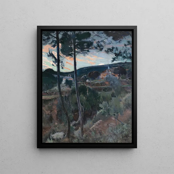 Pascol Caldes De Montbui - Joaquín Mir Trinxet — gerahmtes Bild an der Wand