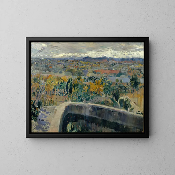 Der Neue Teich - Joaquín Mir Trinxet — gerahmtes Bild an der Wand