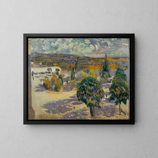Gewitterhimmel - Joaquín Mir Trinxet — gerahmtes Bild an der Wand