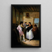 Maja und der Torero - Joaquín Domínguez Bécquer — gerahmtes Bild an der Wand