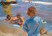 Kinder am Strand von Valencia - Joaquín Sorolla — Ansicht des Kunstwerks