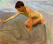 Zeichnung im Sand - Joaquín Sorolla — Ansicht des Kunstwerks