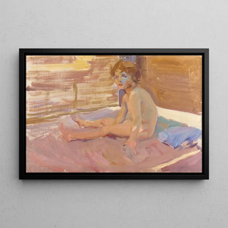 Joaqun Sorolla - Nia en la playa de Valencia.webp