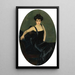Portrait de Mme Esperanza Conill De Zanetti - Joaquín Sorolla — gerahmtes Bild an der Wand