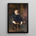Portrait de José Prudencio de Guerrico - Joaquín Sorolla — gerahmtes Bild an der Wand