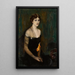 Portrait de Mme Orville E Babcock - Joaquín Sorolla — gerahmtes Bild an der Wand