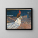 Ramassant la voile, plage de Valence - Joaquín Sorolla — gerahmtes Bild an der Wand