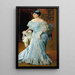Portrait der Sängerin Isabel Br im Stehen - Joaquín Sorolla — gerahmtes Bild an der Wand
